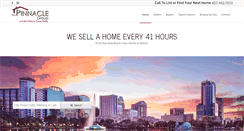 Desktop Screenshot of mypinnaclehomes.com